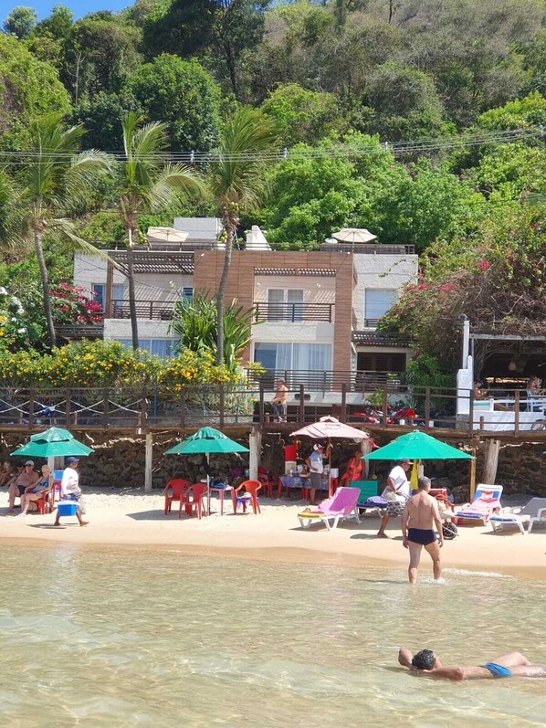 Villa Surucuá view from the beach