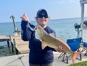 Great fishing off Estes Flats!!