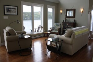 Living room, looking onto the Bay