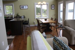 Dining Area, looks onto the Bay