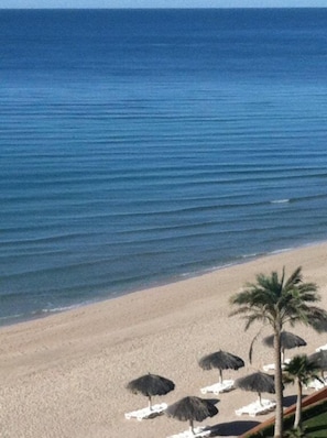 View from your balcony - your palapa awaits you.