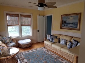 Breakfast nook. A great place to gather with friends and a favorite beverage.