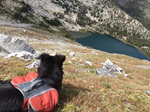 One of many jewel lakes in the Pioneer mountains west of town.