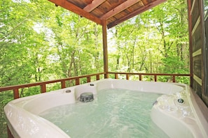 Spring Water Filled Hot Tub