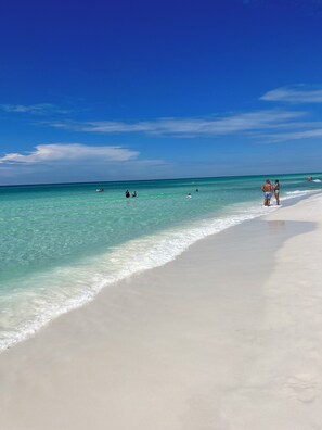 The clear water of the Gulf of Mexico here on the Emerald Coast!