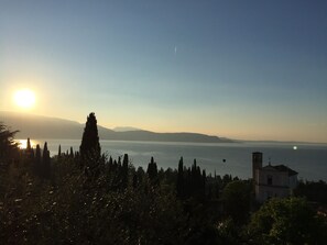 Sunrise seen from the bedroom