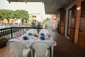 Large Terrace for outdoor dining with view of Lake Garda