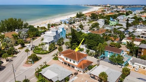 Steps to the white sandy beach and beautiful sunsets!