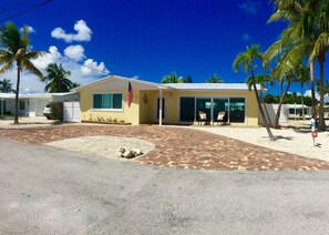 There is plenty of parking available in front of the house. 