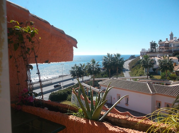 View from balcony and master bedroom