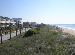 The unit, 320, is 3rd from the end on the left. Great beach access and private.