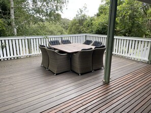 Such a relaxing place for a morning coffee or an evening drink