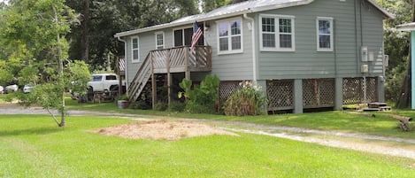 Spacious 1100 Sq. Ft. stand alone cottage offers privacy and seclusion.