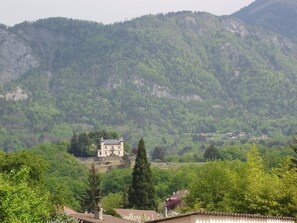 Blick von der Unterkunft