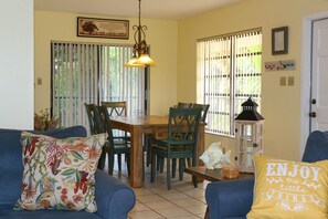 Upper dining area