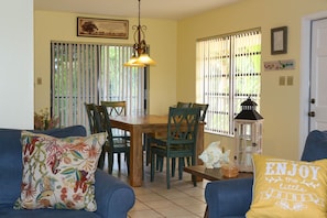 Upper dining area