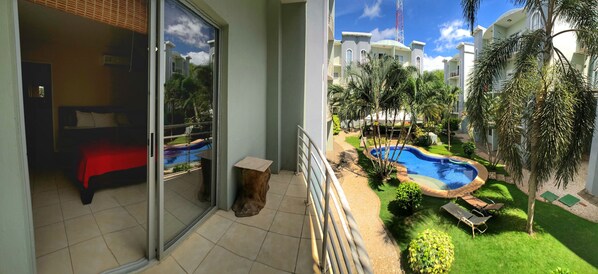view from casa 25 main bedroom 