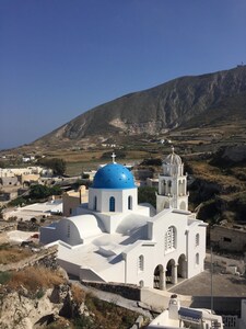"Villa Accomodesio", spacious villa for 6 p. with excellent view to Aegean sea 