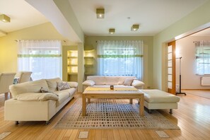 Lounge area in the living room