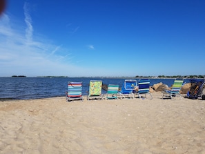 Beach 1. 2nd Beach is a few yards away. 3rd public beach is a 5 min walk