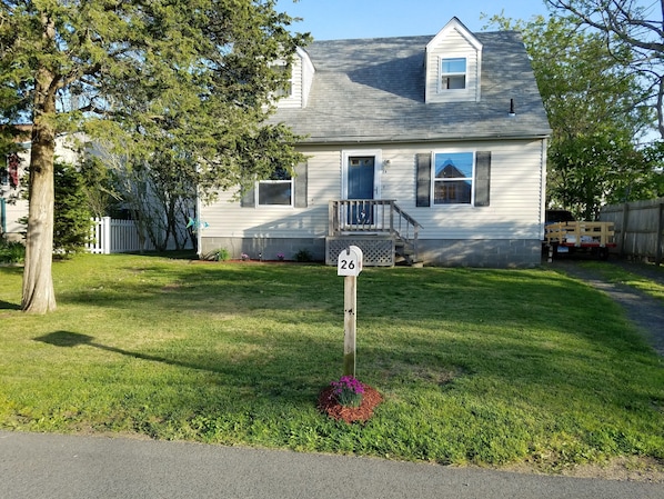 front of house and front lawn