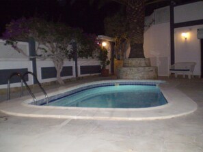 Beautiful Private Heated Swimming Pool 7m x 3m which is Automatically illuminated in the Evening for your Pleasure.