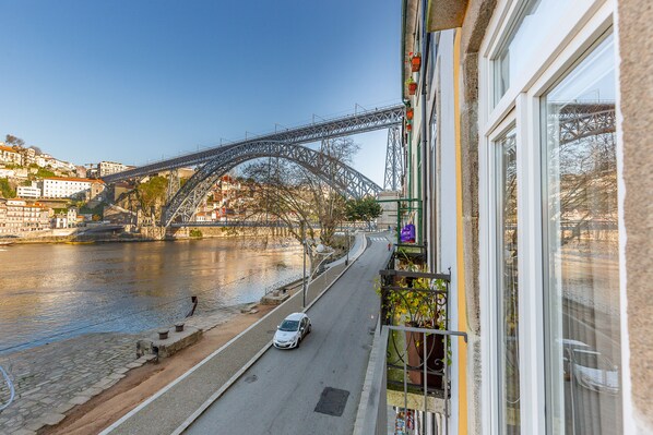 Uitzicht vanaf balkon