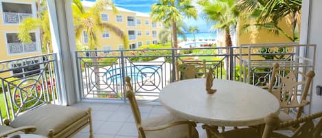 Condo's Oversized Beach View Balcony! Front unit of 2nd building for privacy