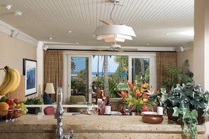 Ocean view from gourmet kitchen!