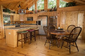 Kitchen with double oven