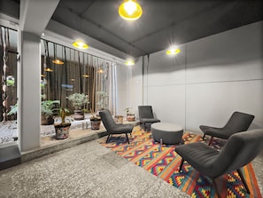 Lobby sitting area
