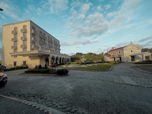 Blick von der Unterkunft