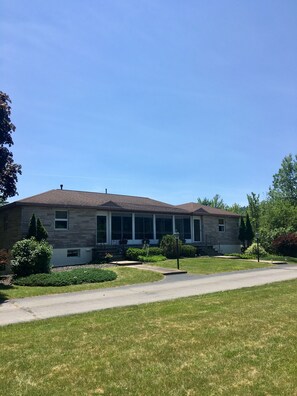 Front of apartment