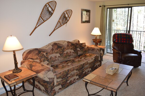StayWinterPark Beaver Village Condos living area unit 612