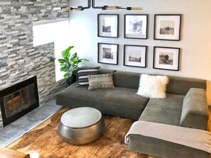 Sectional could be converted into two twin size beds with the backrests removed 