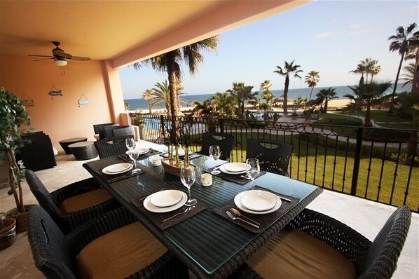 600 Sqft Beachfront Terrace
