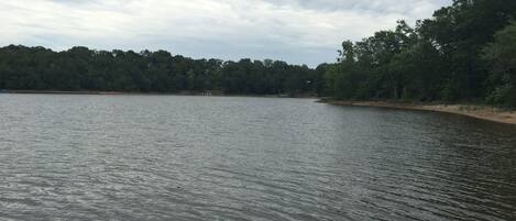 View of lake from the dock.