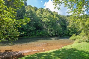 Right on the New River, your own slice of paradise...