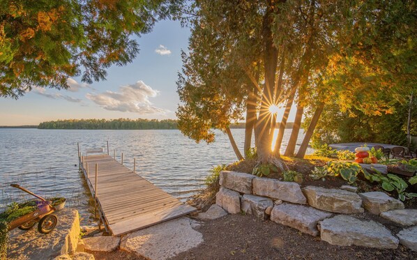 View from the lake house