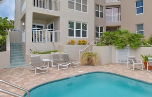 View of New Smyrna Beach Vacation Rentals from the Pool