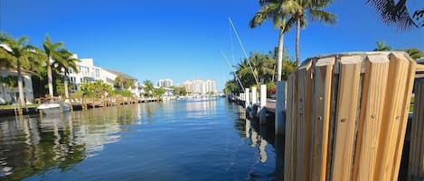 Intracostal view from the dock