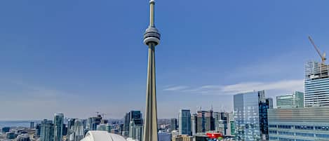 "AMAZING view of CN Tower and Rogers Centre"