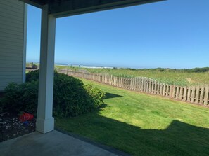 Building #9, view from the couch and deck, hear the waves and lighthouse
