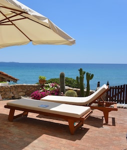 Eine erstaunliche Ferienwohnung direkt am Meer in der Toskana Monte Argentario Blick