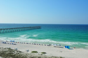 Navarre Beach - famous for its blue-green water & powdery white sand beach.