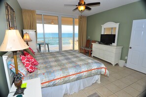 Enjoy the view of the Gulf from the master bedroom
