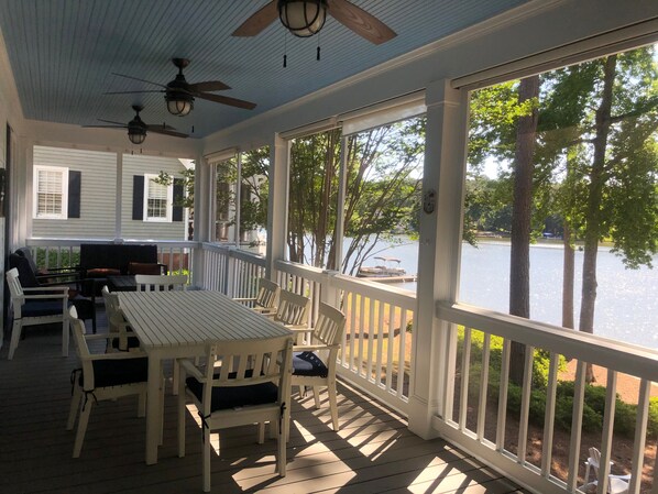 Our favorite spot -- You'll love spending time on the screened porch