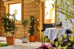 Ferienwohnung Kaffeestübchen, 1-2 Personen, 50 qm, 1 Schlafzimmer, Terrasse