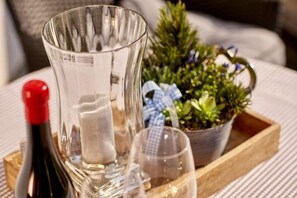 Ferienwohnung Kaffeestübchen, 1-2 Personen, 50 qm, 1 Schlafzimmer, Terrasse