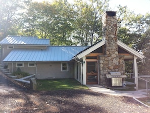 Screened Porch and the Lodge